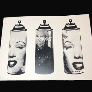 Death NYC - Marilyn Andy Spray Can Pop Art - Ltd Ed Original Signed # Print